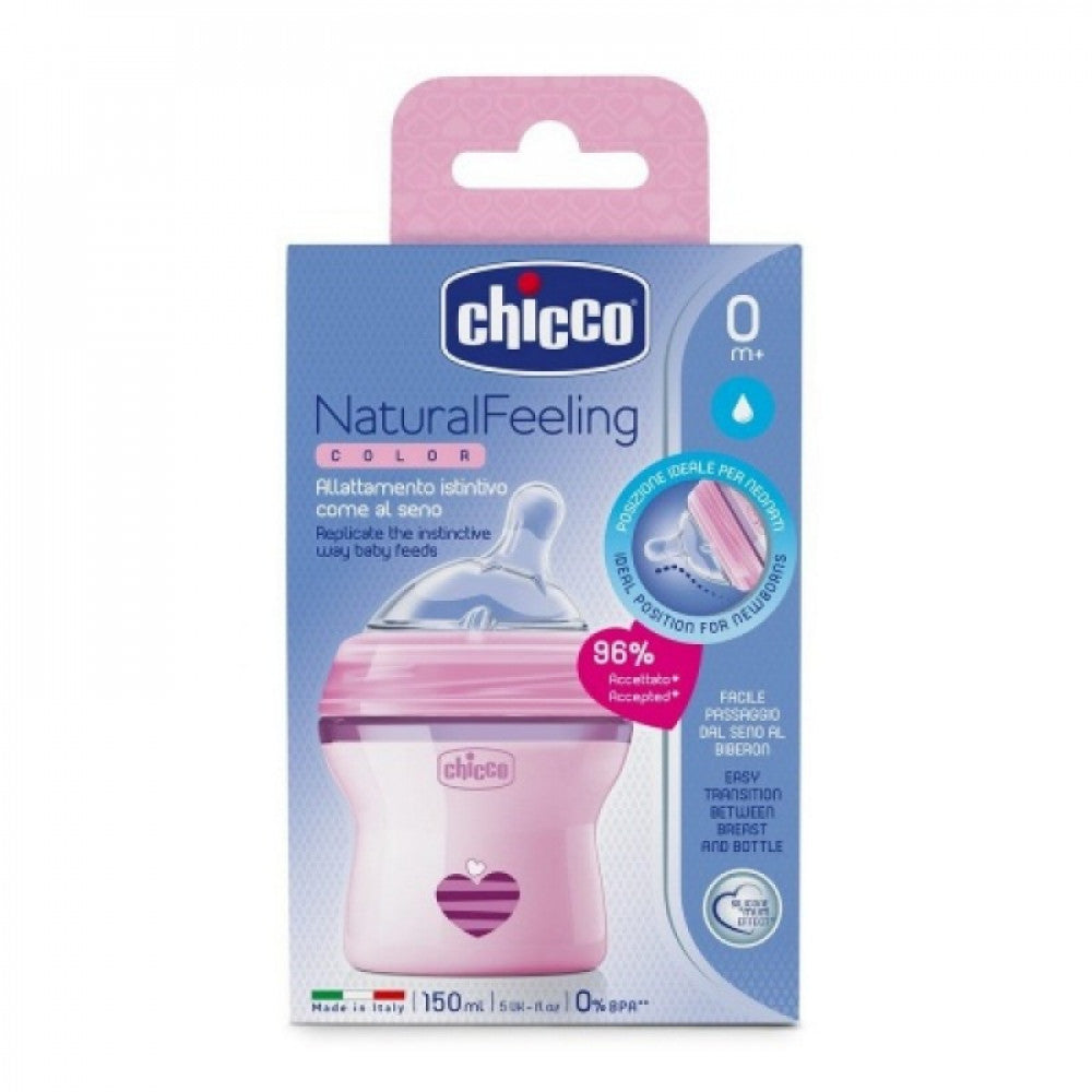 Chicco Natural Feeling Color Pink 0M+