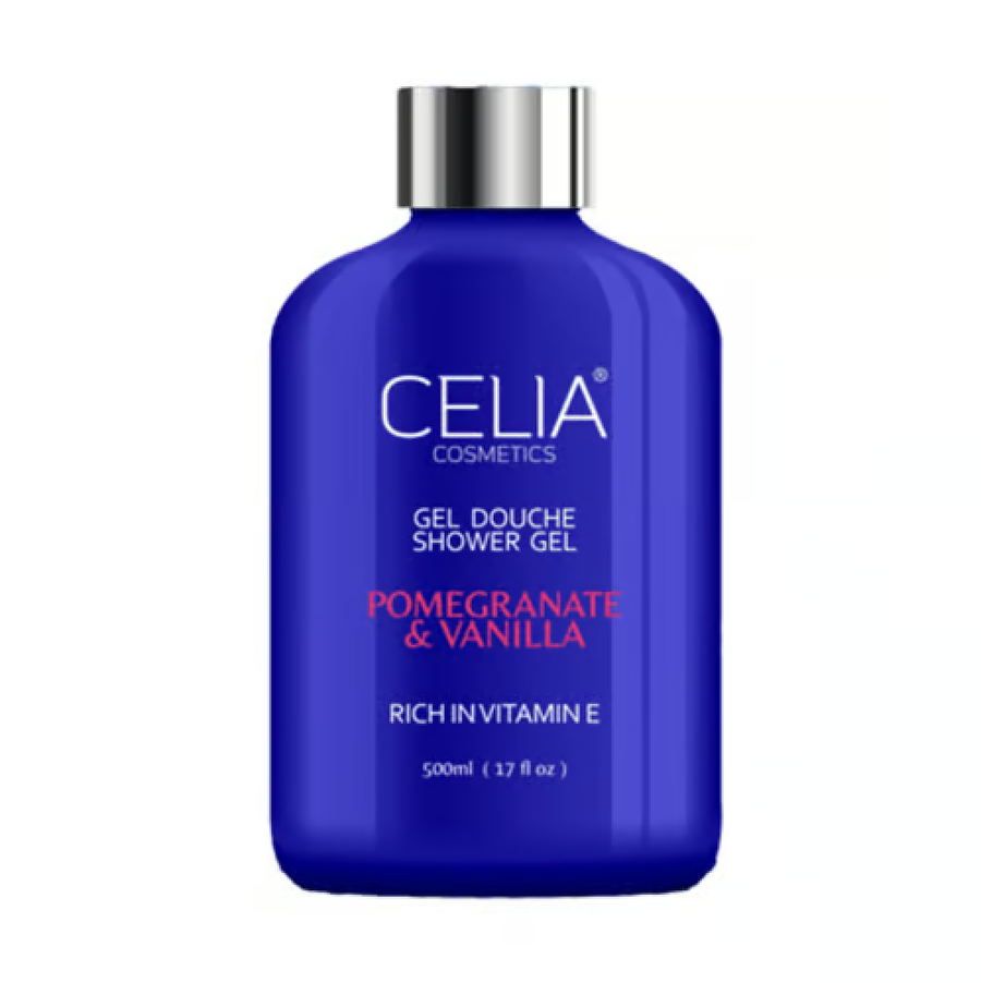 Celia Douche Shower Gel 500Ml Pomegrante & Vanilla