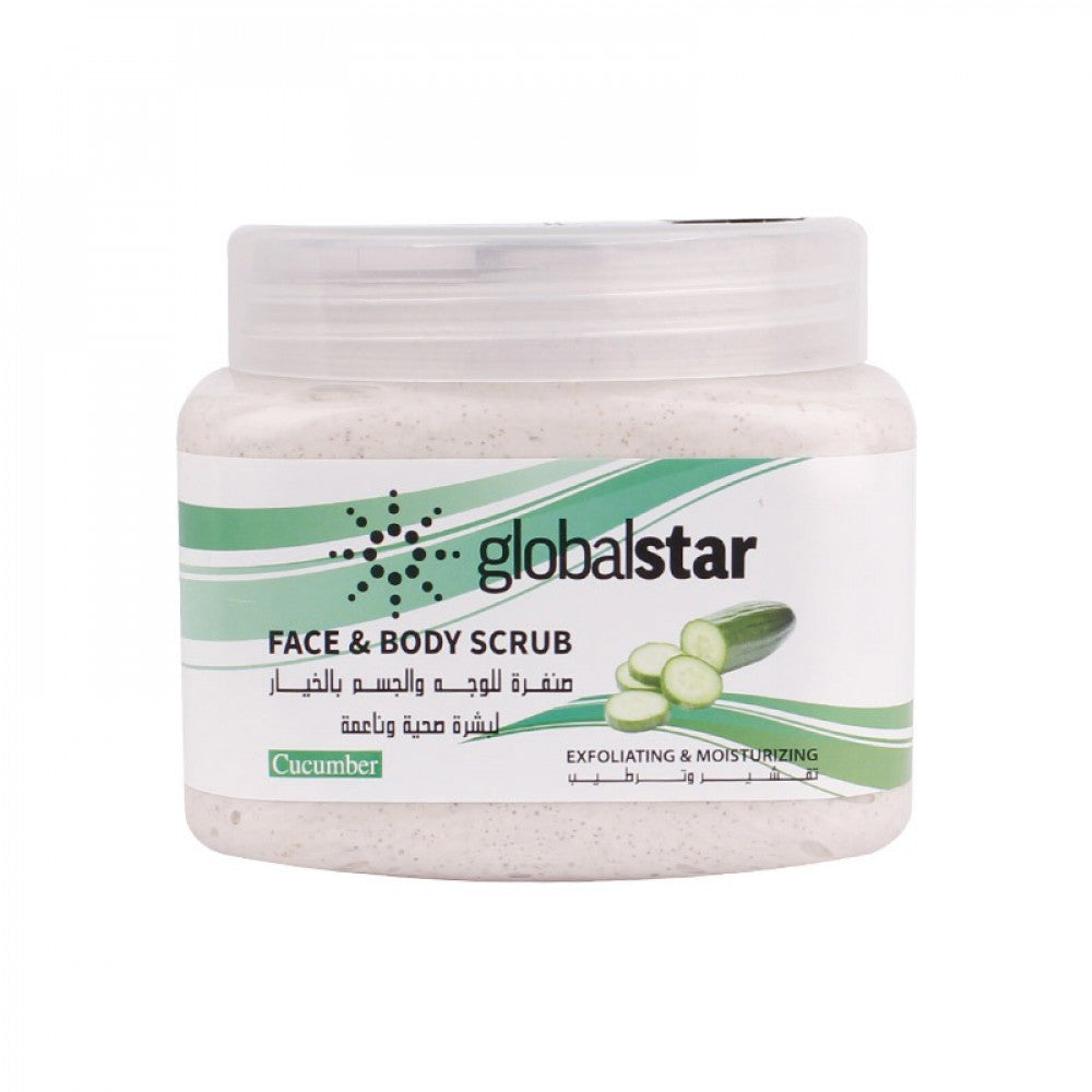 Global Star Face & Body Scrub Cucumber 500Ml