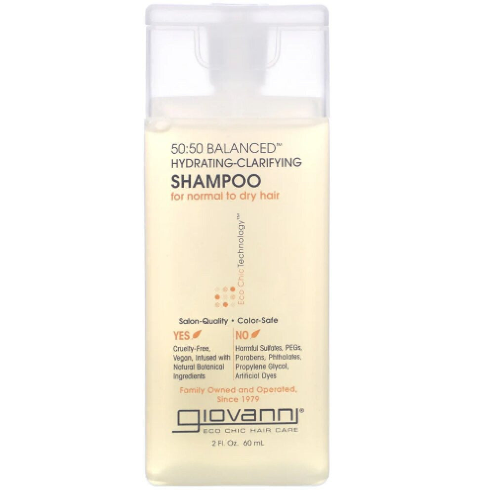 Giovanni 50:50 Balanced Hydrating Clarifying Shampoo 60Ml