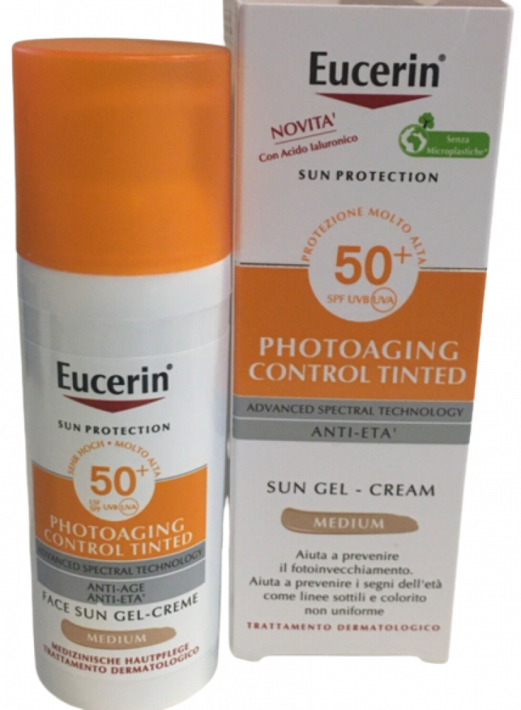 EUCERIN SUN PROTECTION 50+ CREMA ROSTRO CC 50 ML