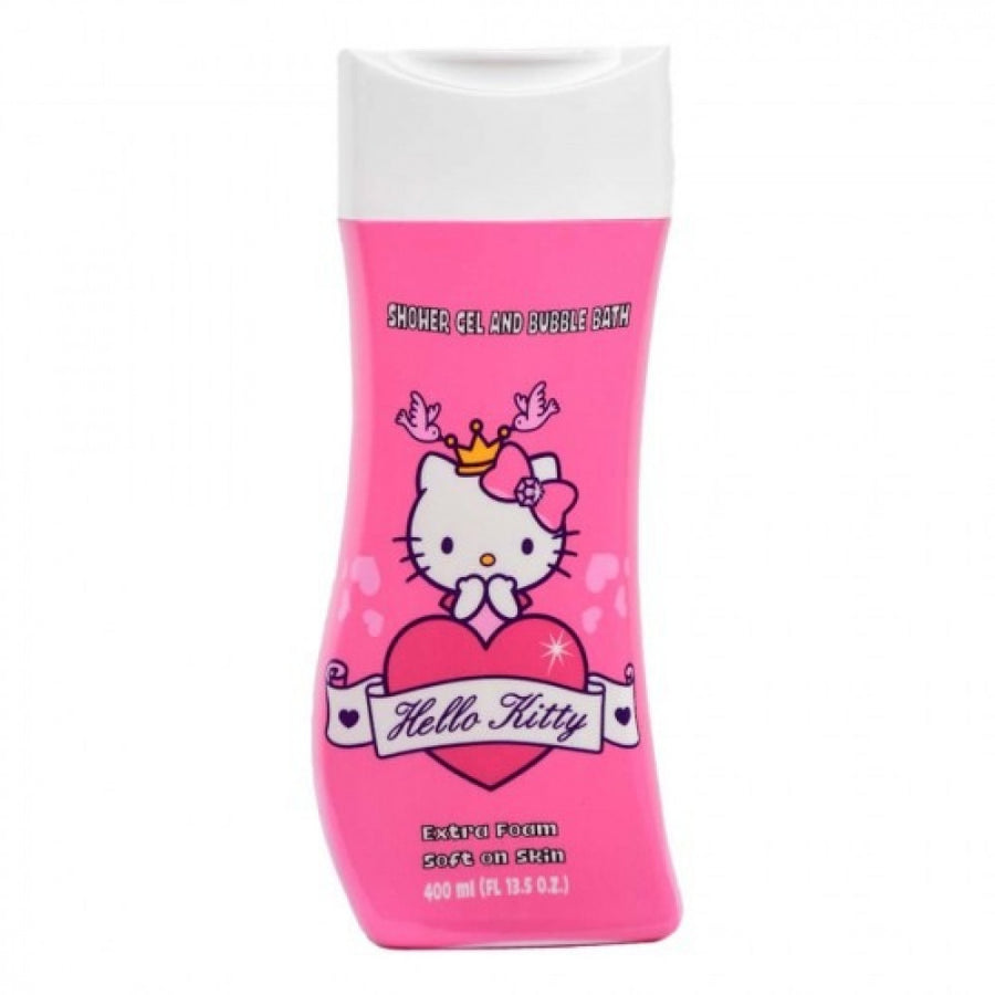 HELLO KITTY SHOWER GEL AND BUBBLE BATH 400ML