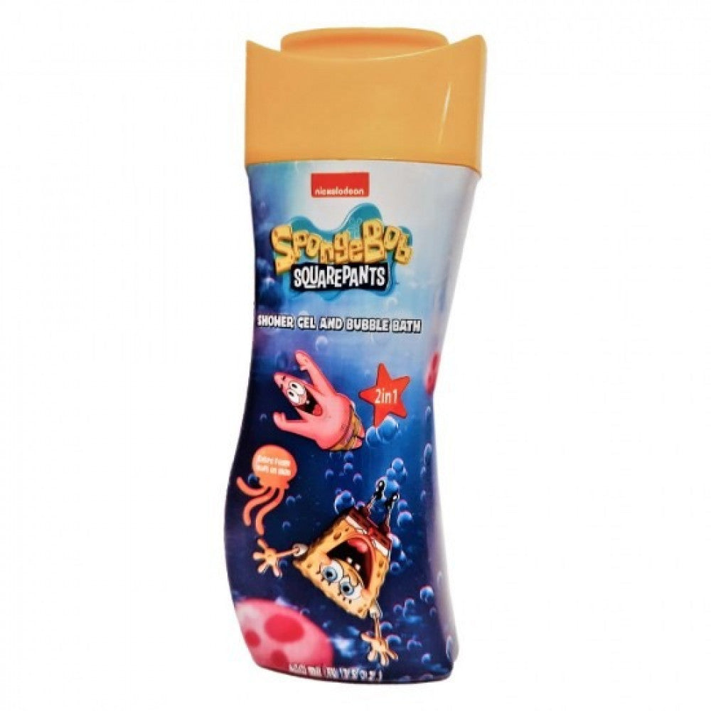 Spongebob Shower Gel And Bubble Bath 2 In 1 400Ml