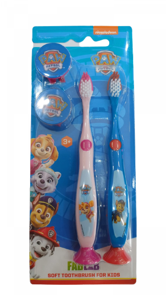 PAW SOFT TOOTHBRUSH FOR KIDS 2 PCS