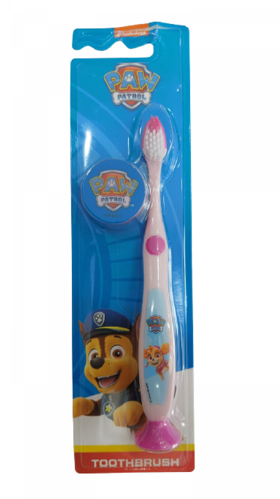 PAW SOFT TOOTHBRUSH FOR KIDS WITH COVER 1 PCS