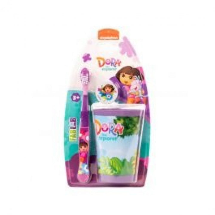 DORA SOFT TOOTHBRUSH KIDS WITH COVER & CUB