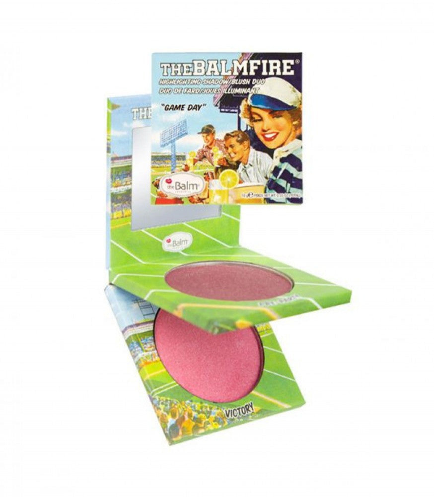 THE BALM FIRE HIGHLIGHTING SHADOW/BLUSH GAME DAY 10G