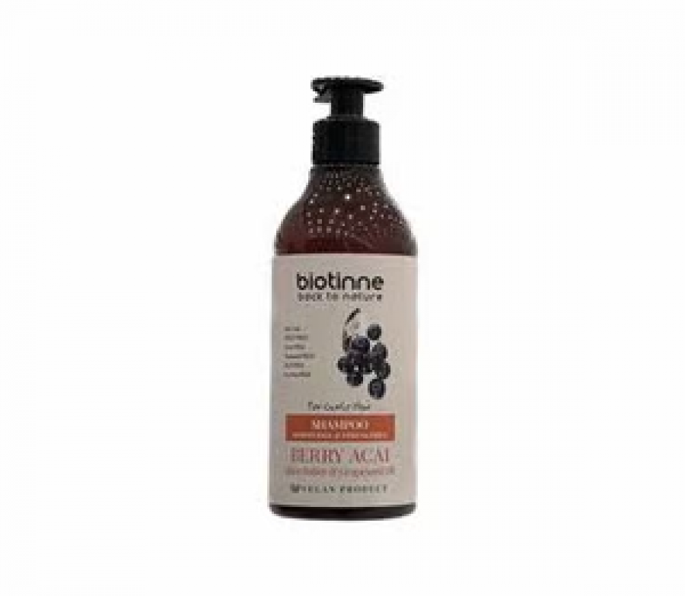 BIOTINNE BERRY ACAI CONDITIONER SHEA BUTTER & GRAPESEED OIL FOR HAIR CURLY 300ML