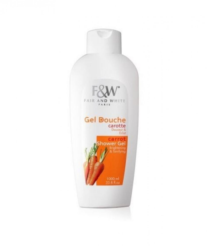 FAIR & WHITE CARROT SHOWER GEL BRIGHTENING & TONIFYING 1000ML