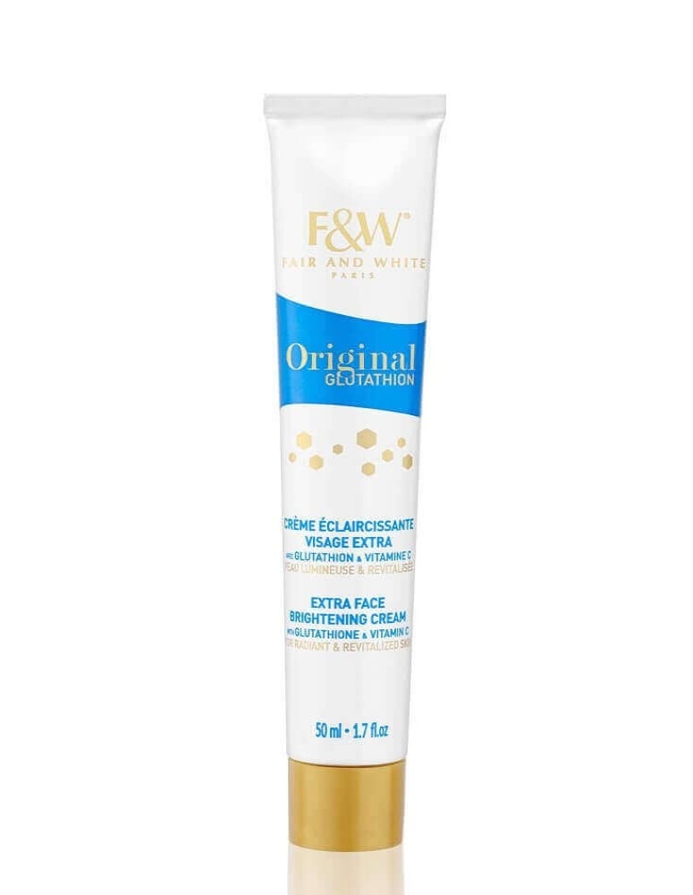 FAIR & WHITE EXTRA FACE BRIGHTENING CREAM ORIGINAL GLUTATHION & VITAMINE C 50ML