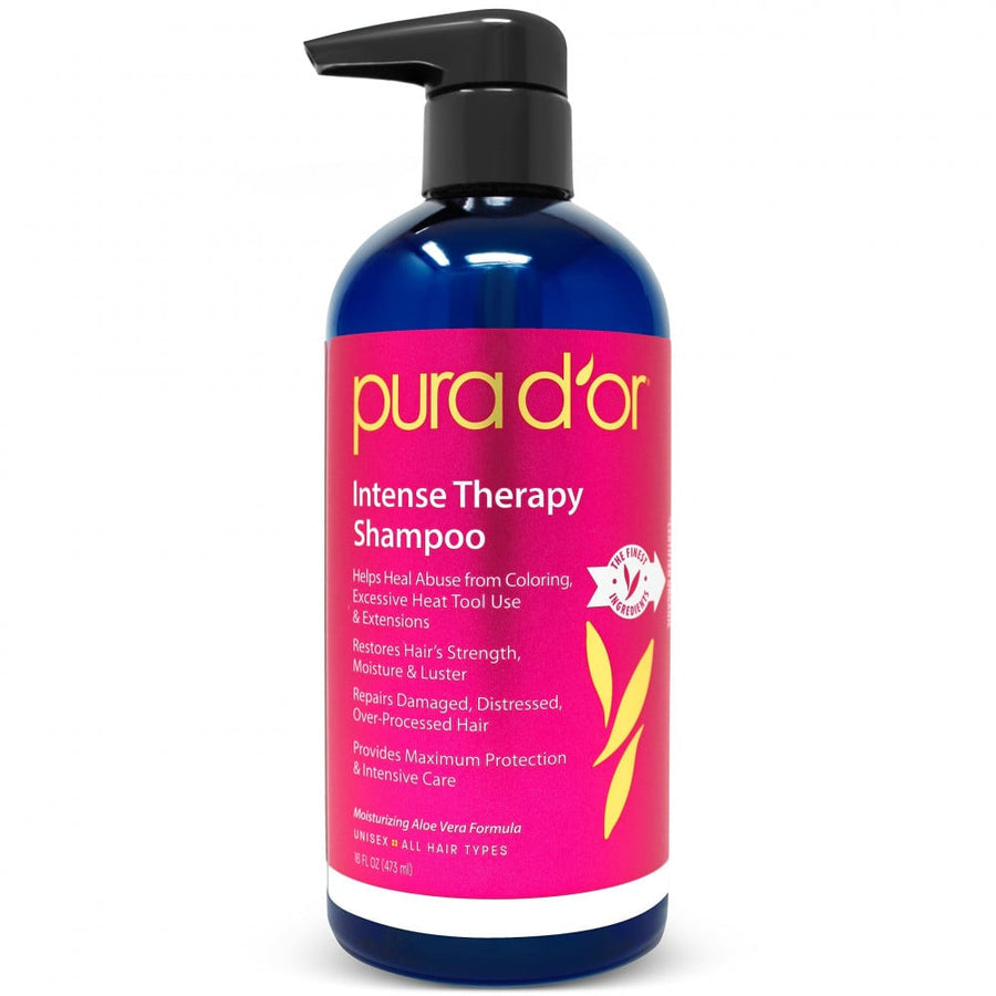 Pura dOr shampoo for all hair types, 473 ml