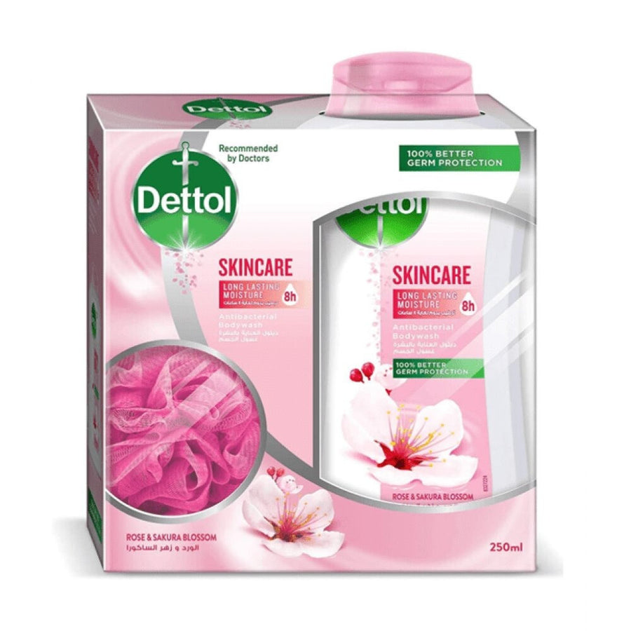 Dettol Skincare Antibacterial Rose & Sakura Blossom 250Ml +
