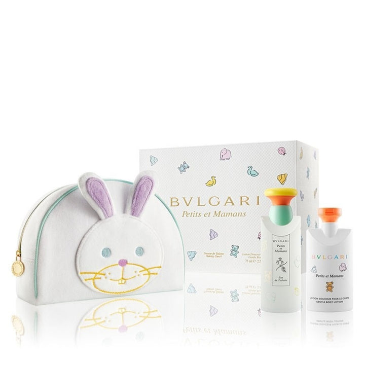 Bvlgari Baby Set 3 Pieces 100 Ml & Body Lotion 75 Ml & Bag