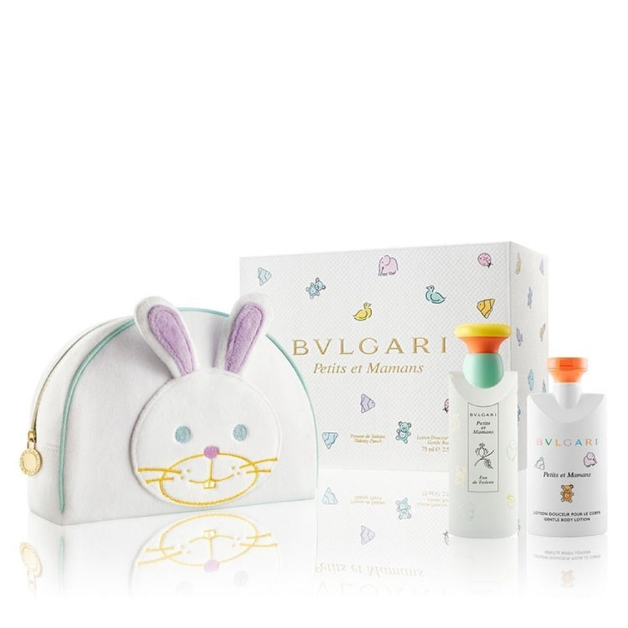 Bvlgari Baby Set 3 Pieces 100 Ml & Body Lotion 75 Ml & Bag