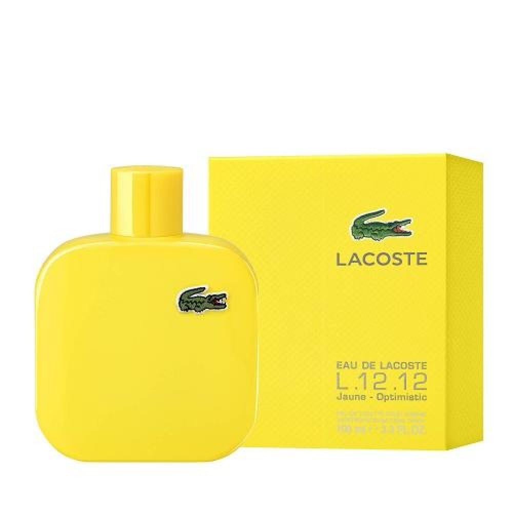 Lacoste Eau De Lacoste L.12.12 Jaune Optimistic For Men - Eau De Toilette 100Ml