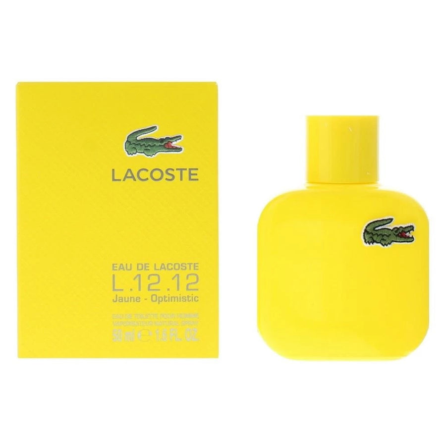Lacoste Eau De Lacoste L.12.12 Jaune Optimistic For Men - Eau De Toilette 50Ml