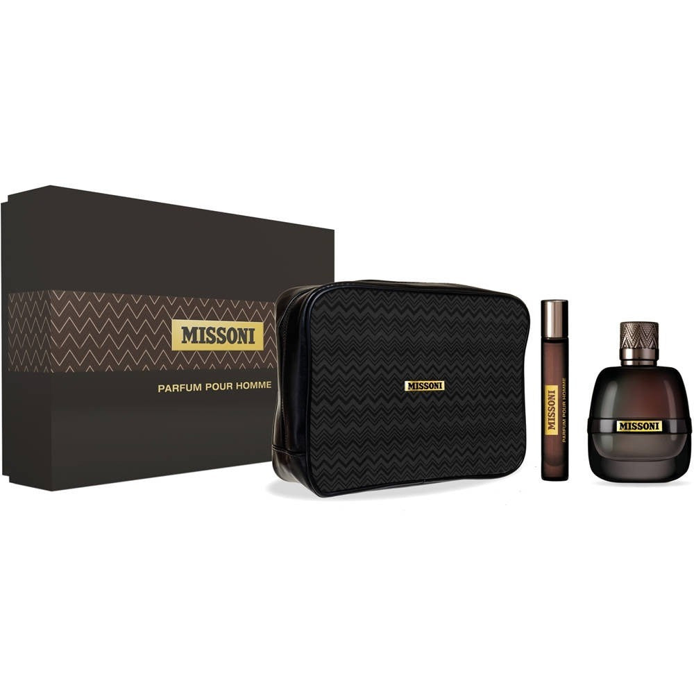 Missoni Borhomme Set Of 3 Pieces, Eau De Perfume, 100Ml + Sampler Of 10Ml & Bag