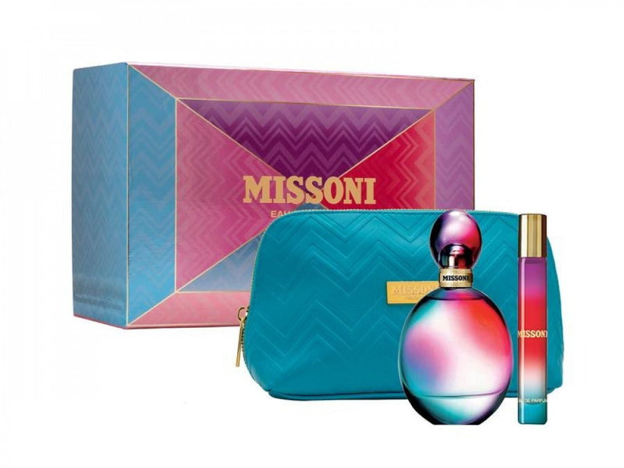 Missoni Set For Women Eau De Parfum 100Ml & 10Ml Sample Bottle & Small Bag