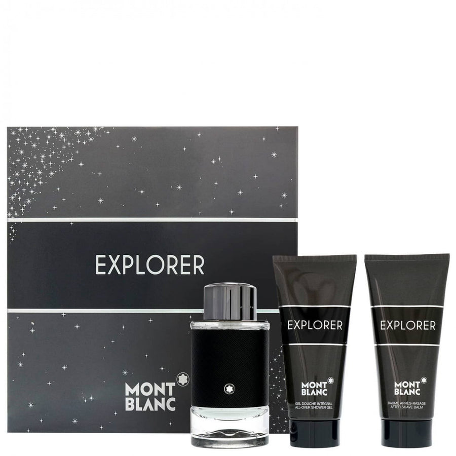 Mont Blanc Explore Set For Men 3 Pieces Eau De Parfum 100Ml