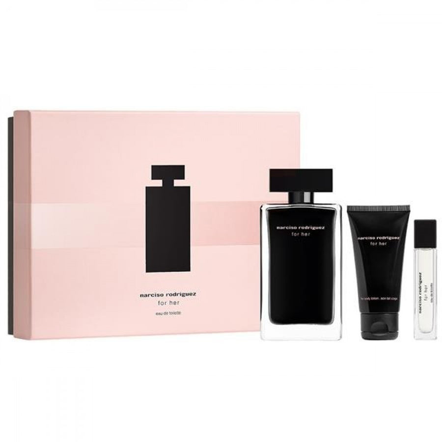 Narciso Forehair Set 3 Pieces Eau De Toilette 100Ml + Sample 10Ml + Body Lotion 50Ml