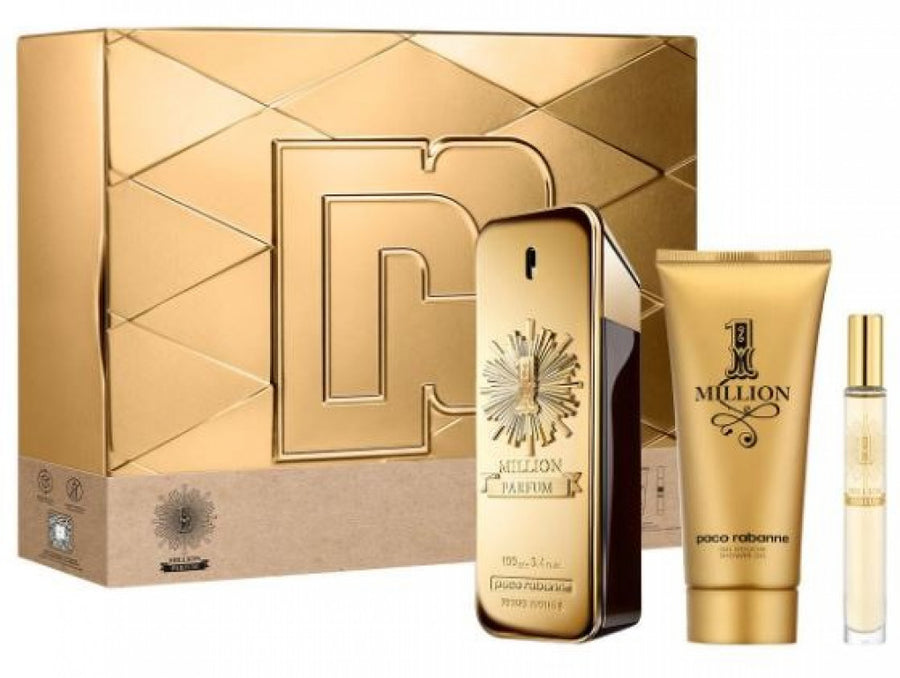 One Million Perfume Set 3 Packs For Men 100Ml + Shower Gel 100Ml + Sample 10Ml