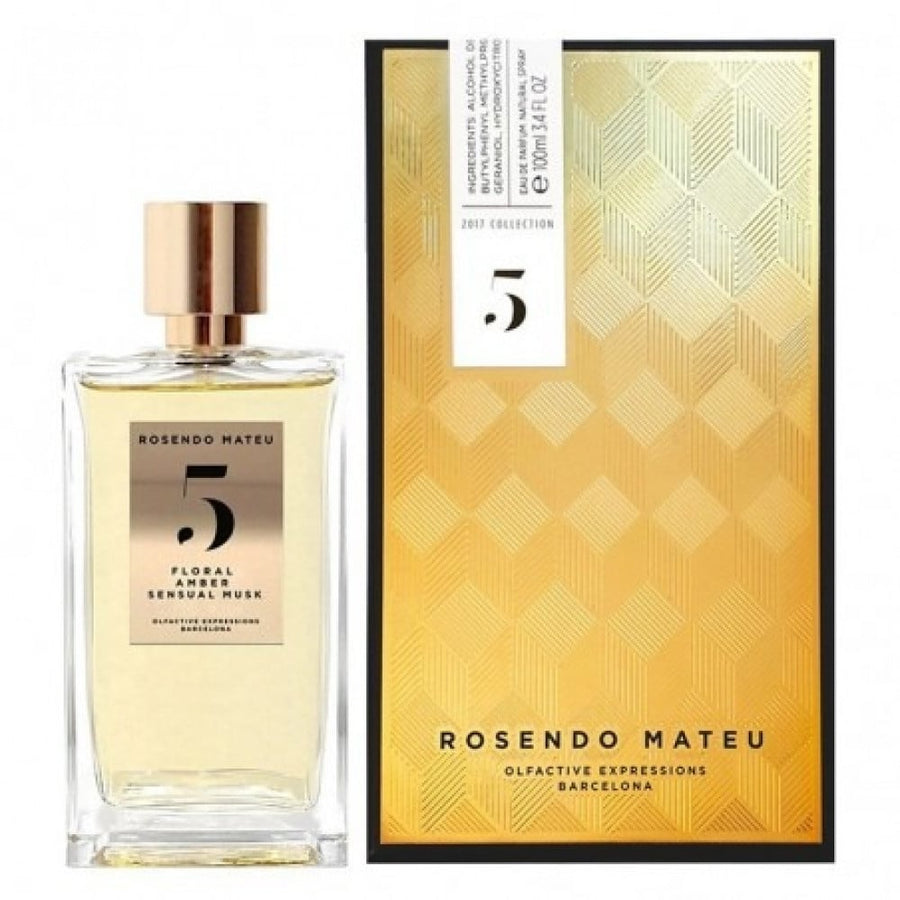 Rosendo Mateu Olfactive Expressions 5 Floral Amber Sensual Musk - Eau De Parfum 100Ml