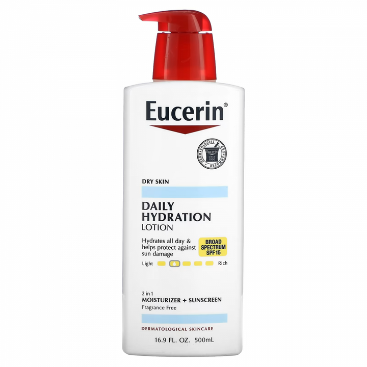 EUCERIN LOTION DAILY HYDRATION SPF 15 500 ML
