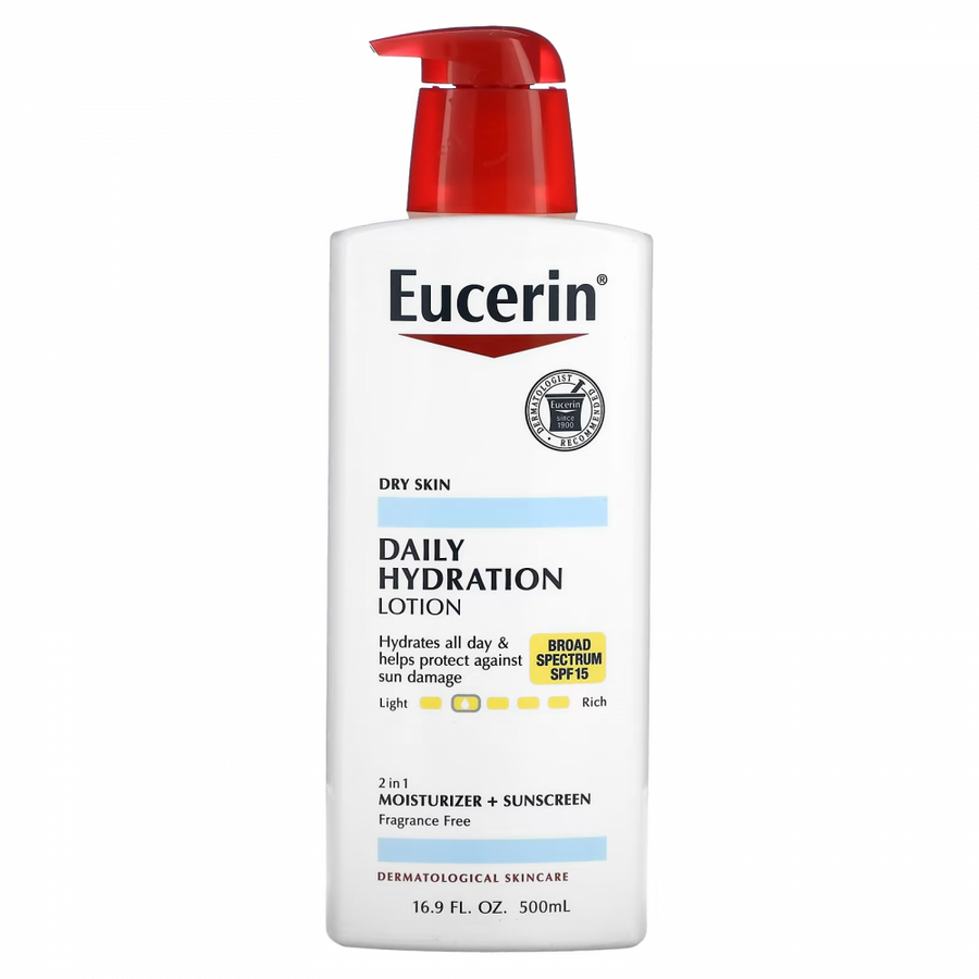 EUCERIN LOTION DAILY HYDRATION SPF 15 500 ML