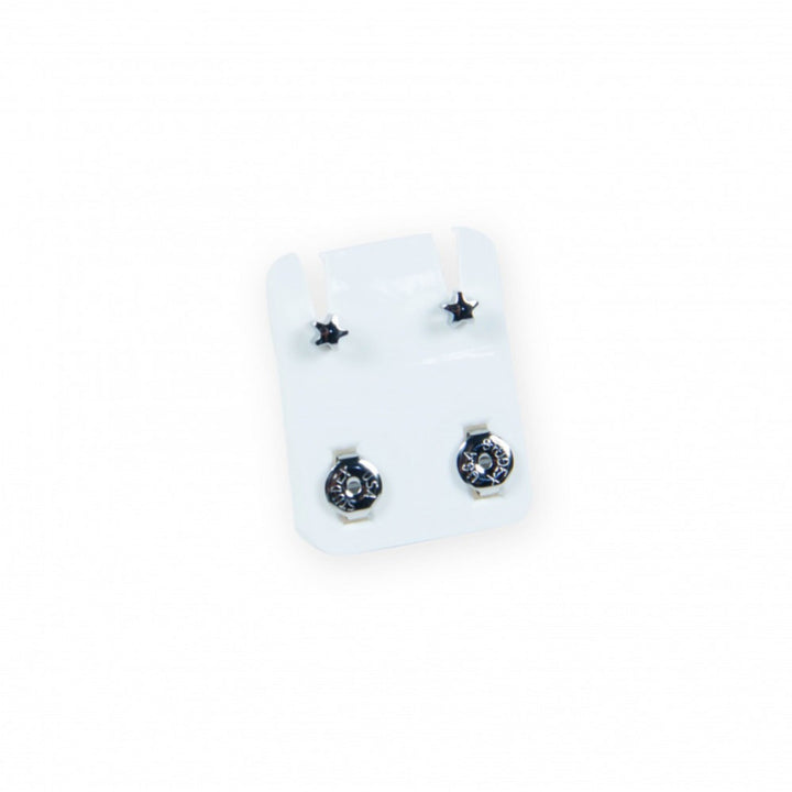 MALAYSIAN SILVER STAR MEDICAL EARRING - RS00W