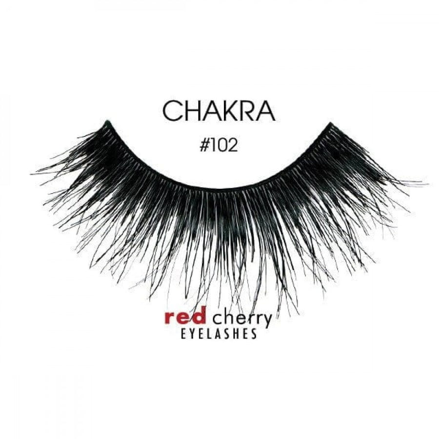 RED CHERRY EYELASHES BLACK 2PCS 102 BK CHAKRA