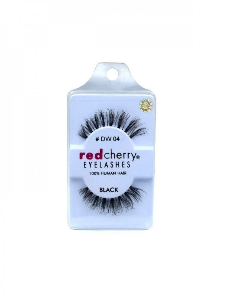 RED CHERRY EYELASHES BLACK 2PCS DW 04