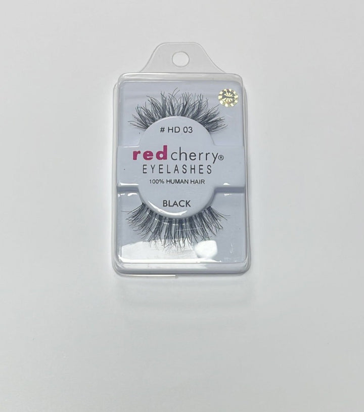 RED CHERRY EYELASHES BLACK 2PCS HD 03