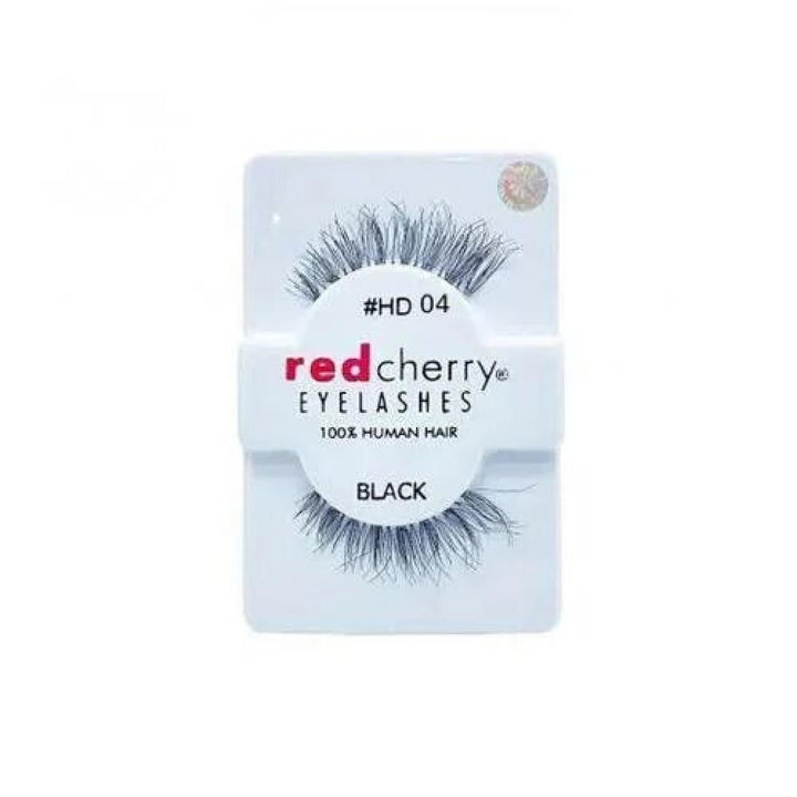 RED CHERRY EYELASHES BLACK 2PCS HD 04