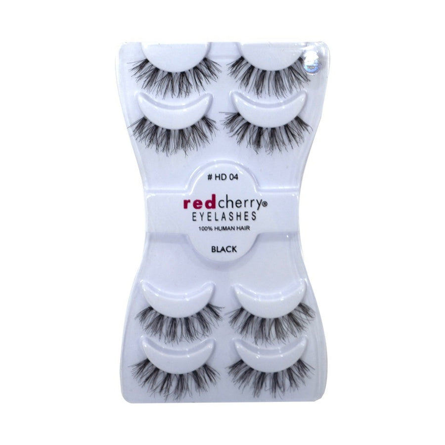 RED CHERRY EYELASHES BLACK 4PCS HD 04