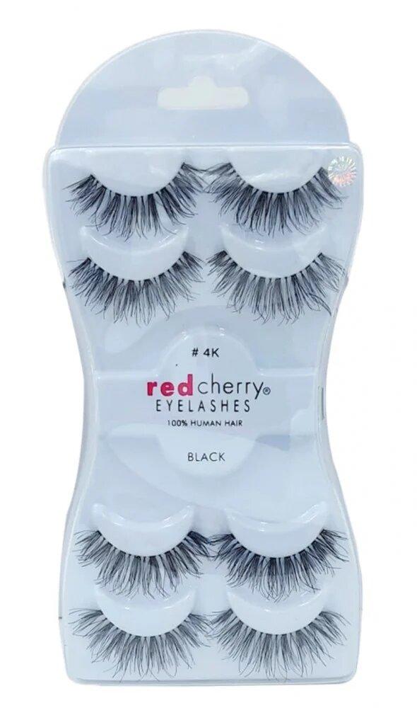 RED CHERRY EYELASHES SET 8 PCS 4K