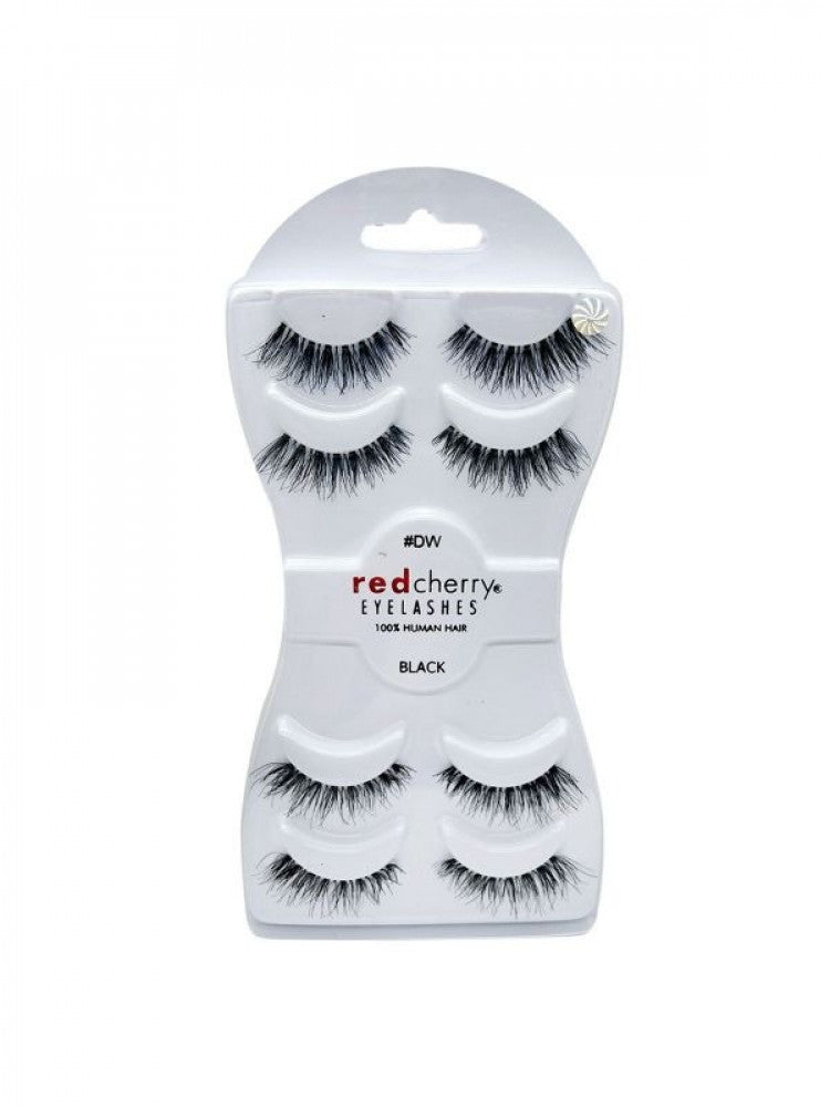RED CHERRY EYELASHES SET OF 8 PCS DW