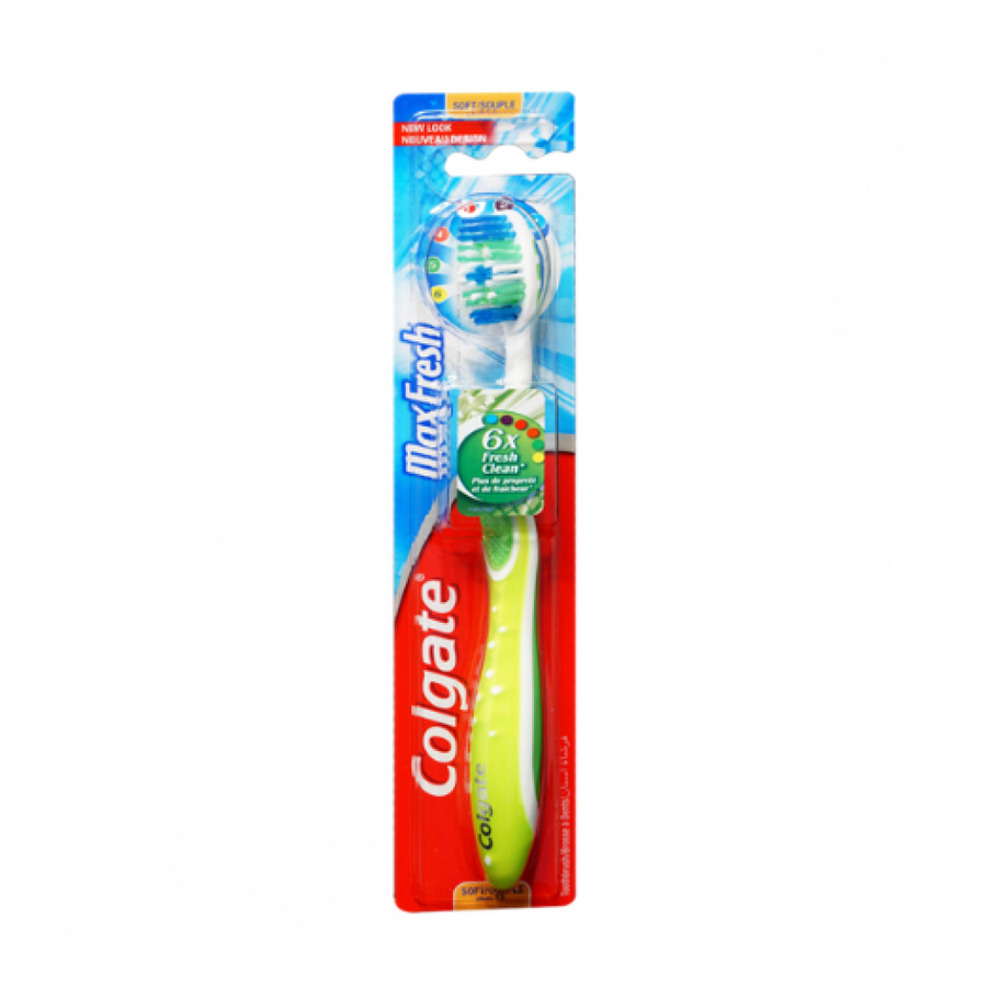 Colgate Toothbrush 6X Fresh Clean Max Fresh Medium