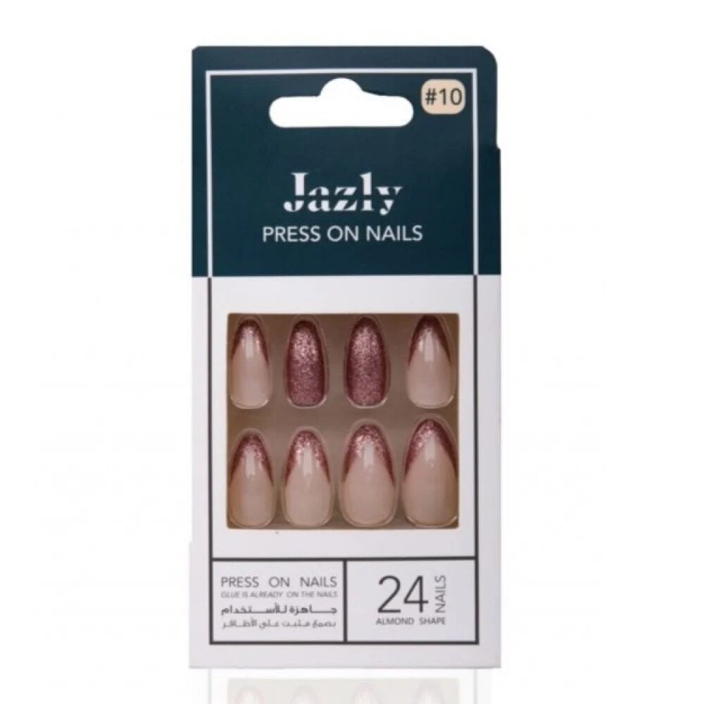 Jazly Nail Glittery Pink #10Ø¢