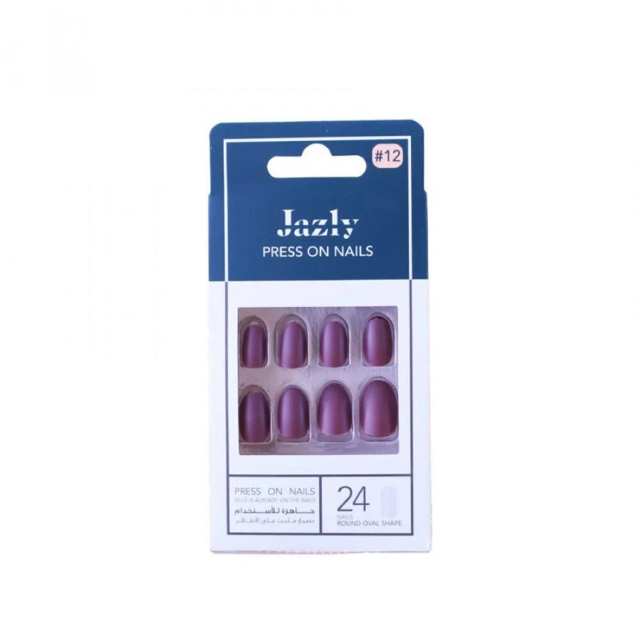 JAZLY NAILS MATTE MAUVE #12