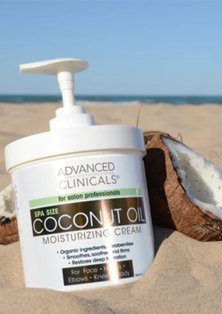 Advanced Clinicals Coconut Oil Cream 454 G