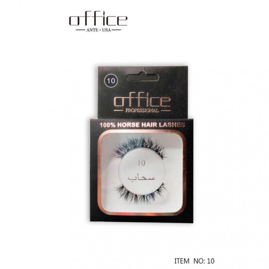 Office Eyelash Horse Hair Lashes 100 % - No 10