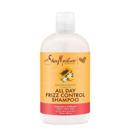SHEA MOISTURE ALL DAY FRIZZ CONTROL SHAMPOO PAPAYA & NEROLI WITH ELDERFLOWER 384 ML