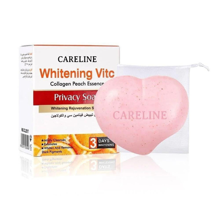 CARELINE WHITENING SOAP WITH VITAMIN C AND COLLAGEN 80 GM