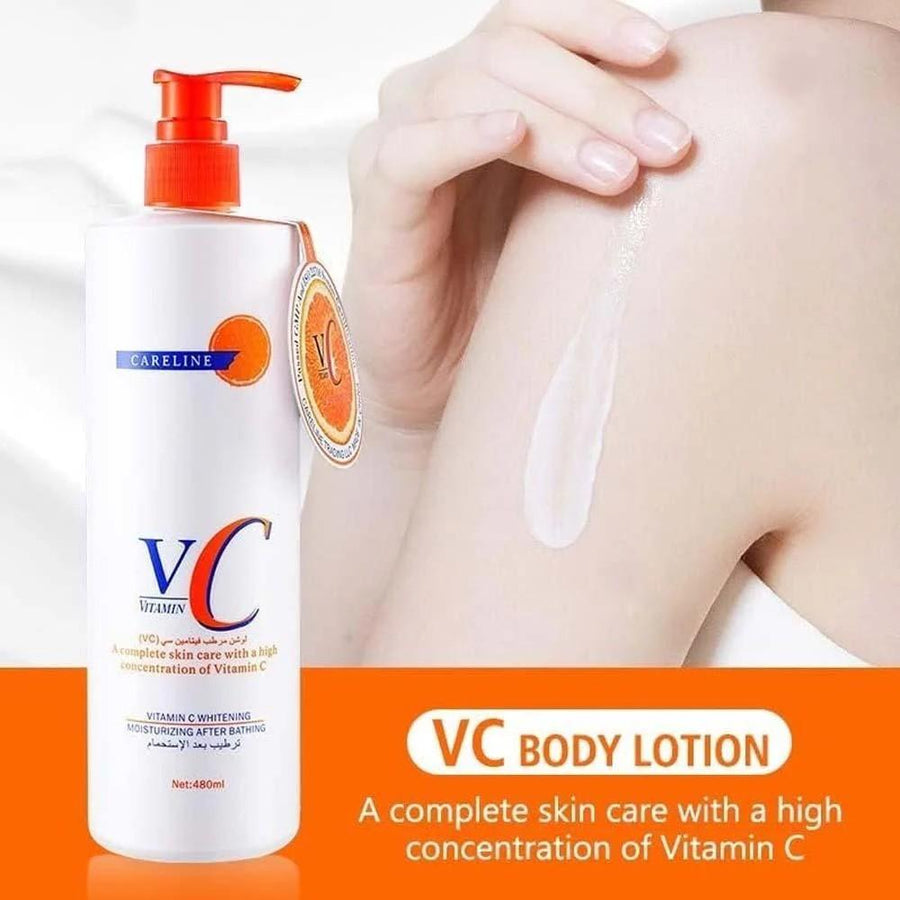 CARELINE MOISTURIZING LOTION WITH VITAMIN C AND LICORICE 230 G