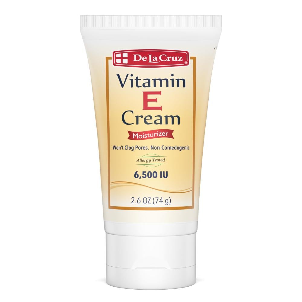 De La Cruz Cream Vitamin E To Soften The Skin 74 Grams