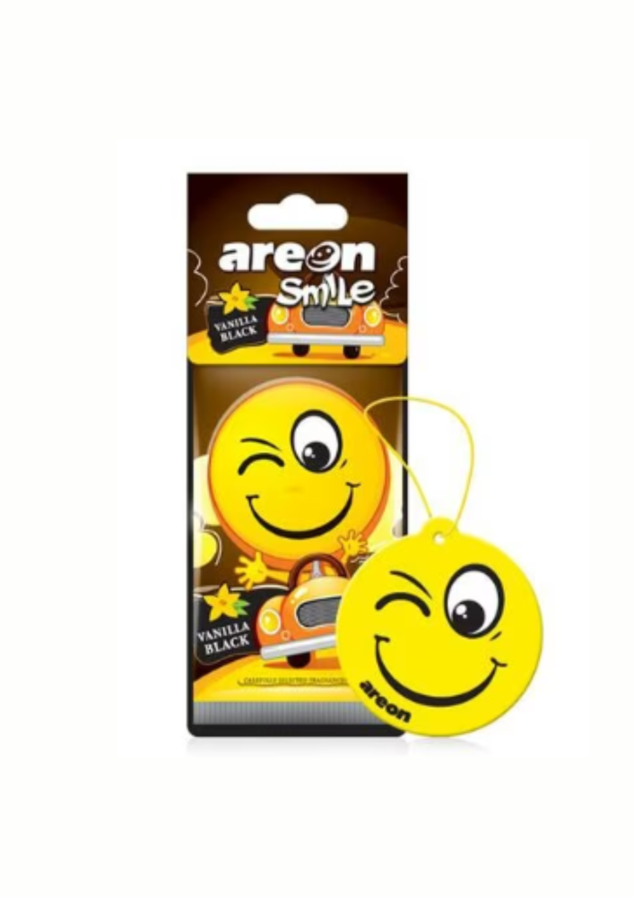 Areon Smile Perfume Car Vanilla Black