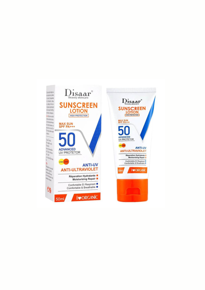 Disaar Sunscreen Lotion SPF PA+++ 50 Anti Ultraviolet 50ml - ODS5195