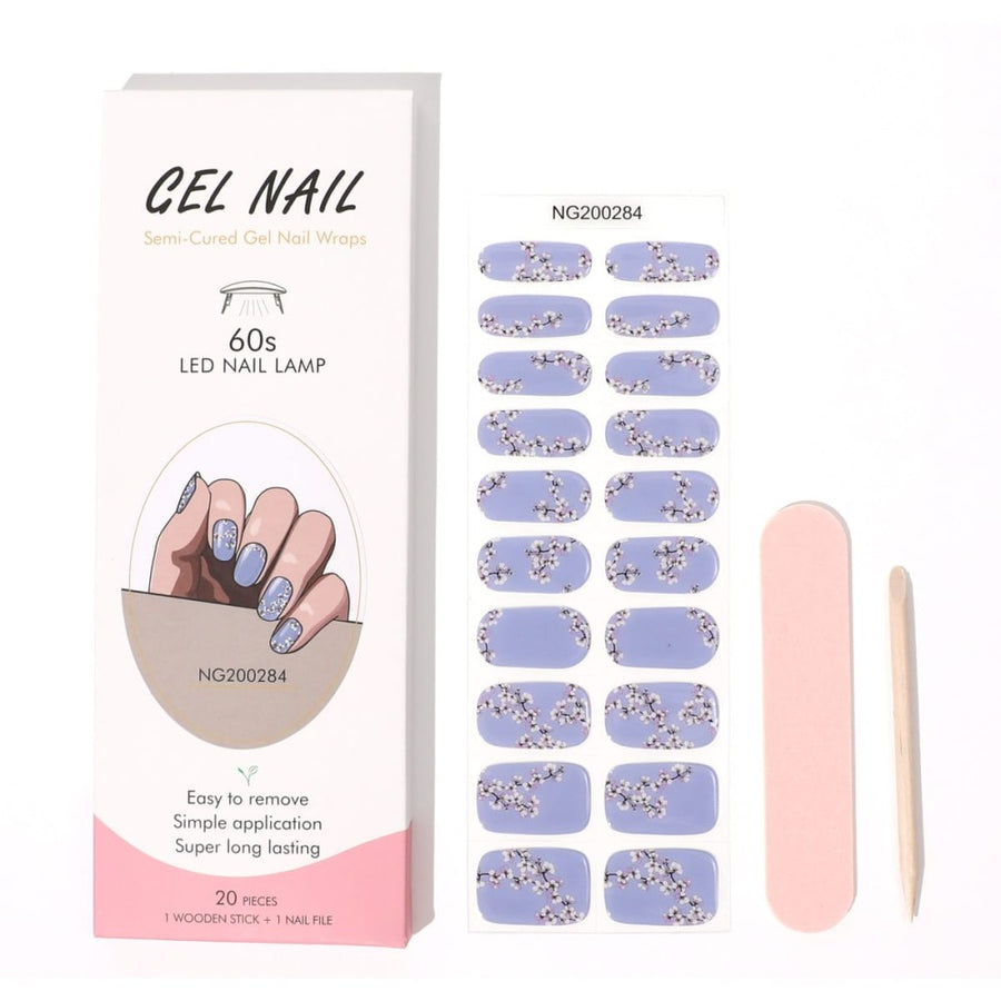 Gl Nail Semi-Cured Gel Nail Wraps