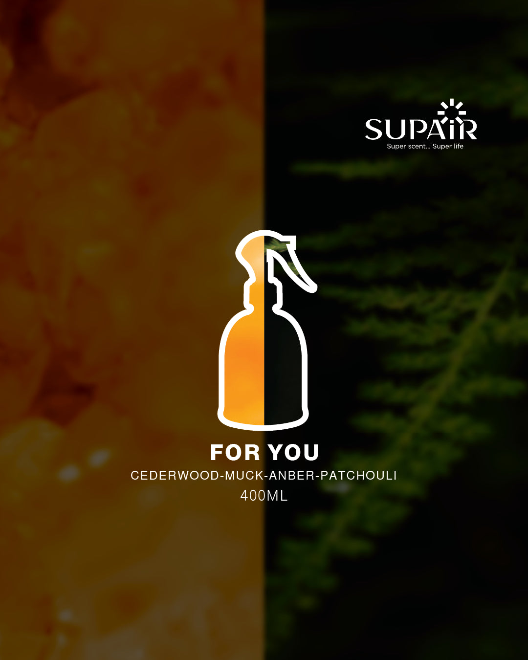 معطر أقمشة سوباير سوبر فابريك فور يو برائحة البخور 400 مل