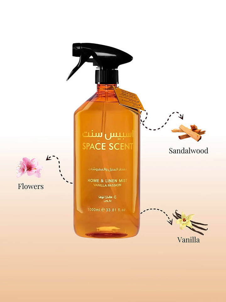 J.CASANOVA HOME & LINEN MIST VANILA PASSION 1000 ML